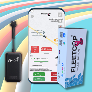 Fleetcop Waterproof Wired GPS With FREE Airtel Sim Card For 1 Year..