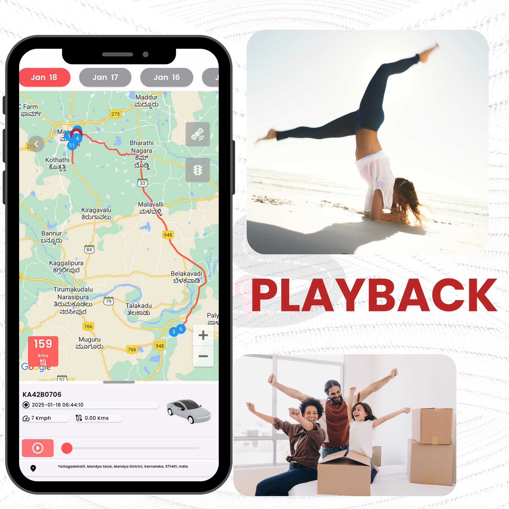 MiniTruck GPS Tracker With Coupler For (Ashok Leyland(Dhost) Tata (Ac